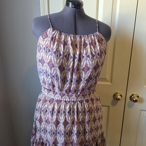 Banana Republic Geometric Print Top XL Petite